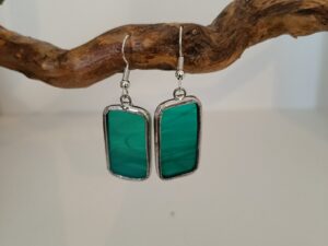 boucle d'oreille noir irisé (copie)