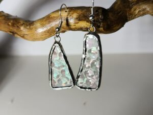 boucle d'oreille bleu
