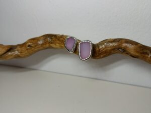 boucle d'oreille rose